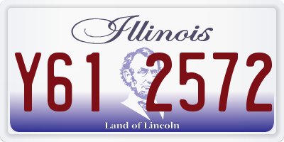 IL license plate Y612572
