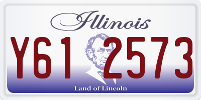 IL license plate Y612573
