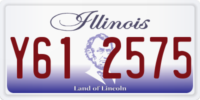 IL license plate Y612575