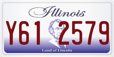 IL license plate Y612579