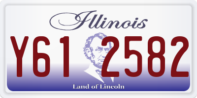 IL license plate Y612582