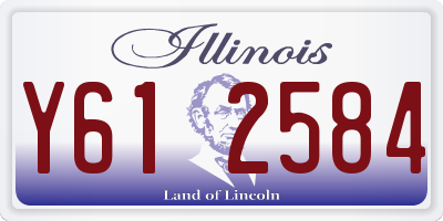 IL license plate Y612584