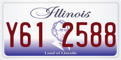 IL license plate Y612588