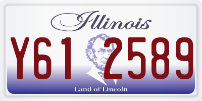 IL license plate Y612589
