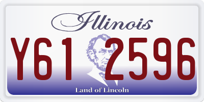 IL license plate Y612596