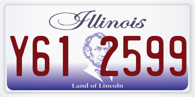 IL license plate Y612599