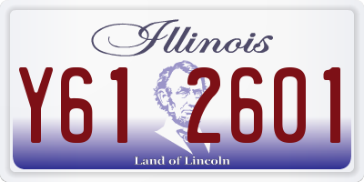 IL license plate Y612601