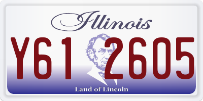 IL license plate Y612605