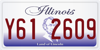 IL license plate Y612609