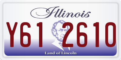 IL license plate Y612610