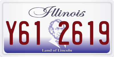 IL license plate Y612619