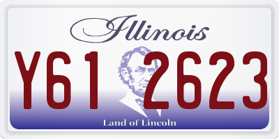 IL license plate Y612623