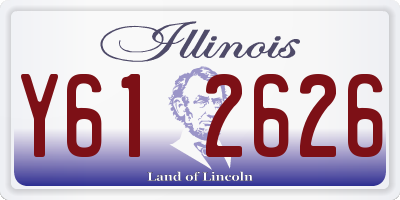 IL license plate Y612626