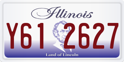 IL license plate Y612627