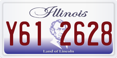 IL license plate Y612628