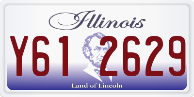 IL license plate Y612629