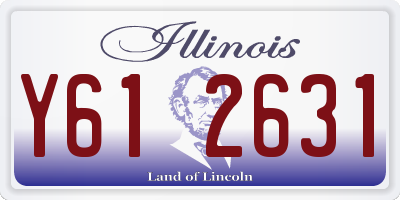 IL license plate Y612631