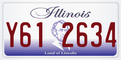 IL license plate Y612634