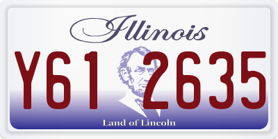 IL license plate Y612635