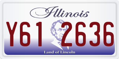 IL license plate Y612636