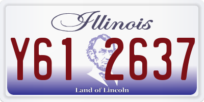 IL license plate Y612637