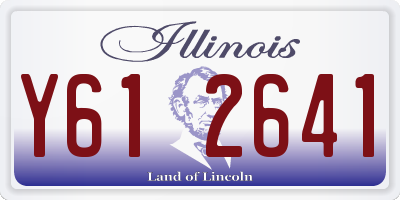 IL license plate Y612641