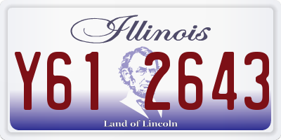 IL license plate Y612643