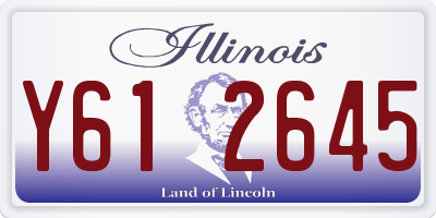 IL license plate Y612645