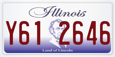 IL license plate Y612646