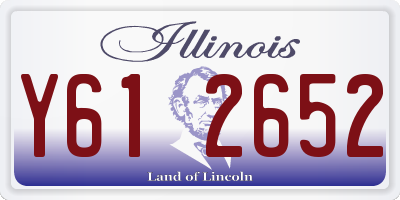 IL license plate Y612652