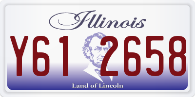 IL license plate Y612658