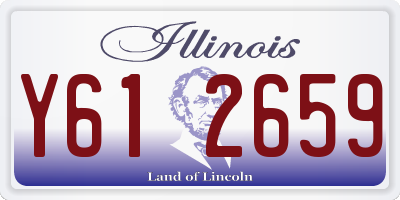 IL license plate Y612659