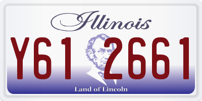 IL license plate Y612661