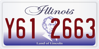 IL license plate Y612663