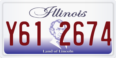 IL license plate Y612674