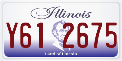 IL license plate Y612675