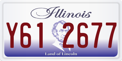 IL license plate Y612677