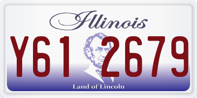 IL license plate Y612679