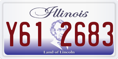 IL license plate Y612683