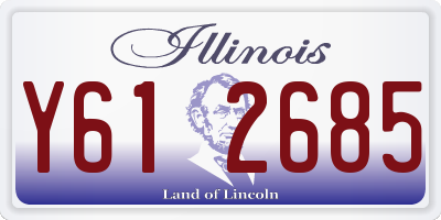 IL license plate Y612685