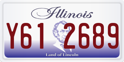 IL license plate Y612689