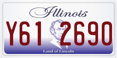 IL license plate Y612690