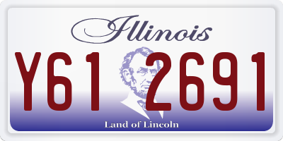 IL license plate Y612691