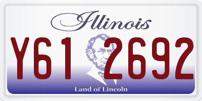 IL license plate Y612692