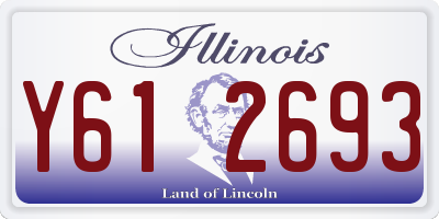IL license plate Y612693
