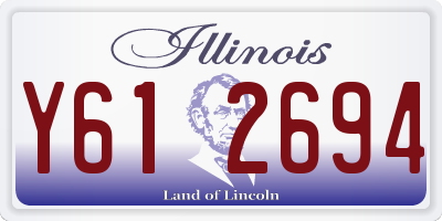 IL license plate Y612694