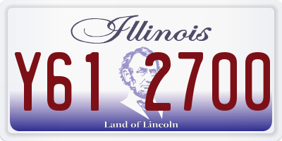 IL license plate Y612700