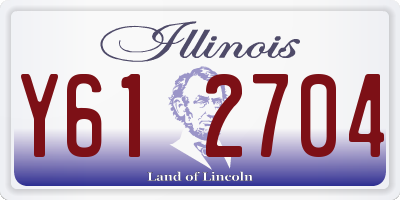 IL license plate Y612704