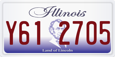 IL license plate Y612705
