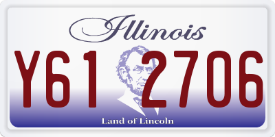 IL license plate Y612706